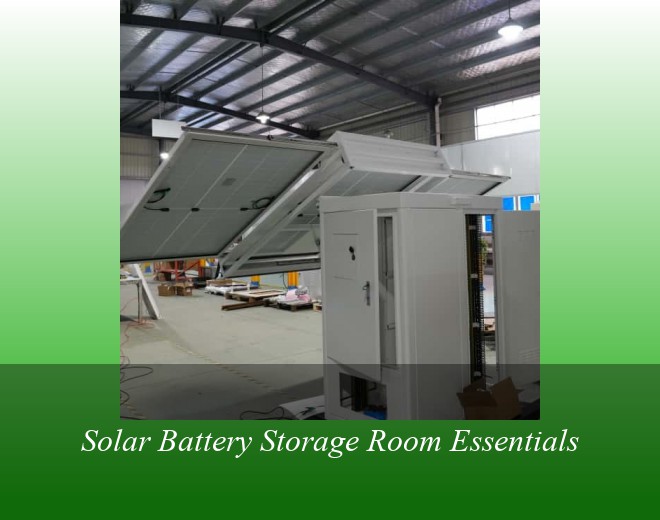 Solar Battery Storage Room Essentials